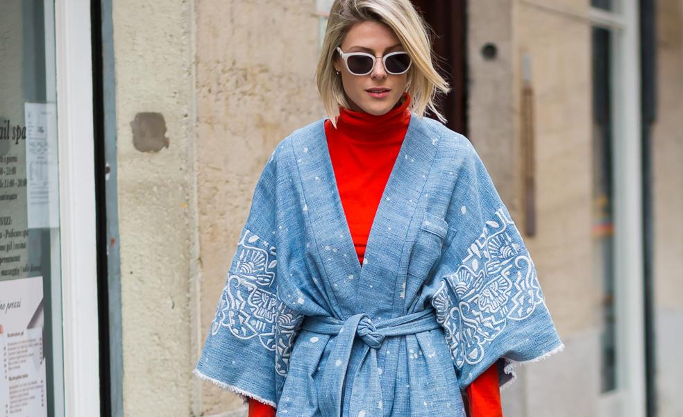 Tres kimonos muy favorecedores y elegantes que vas a poder ponerte todo el otoño