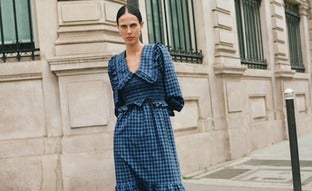 Este es el vestido midi que ha arrasado en Mango y que va a hacer lo mismo ahora que llega a Zara