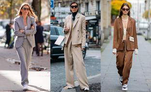 Traje con zapatillas: el look baratísmo, cómodo y ponible de Stradivarius que va a ser el favorito de la temporada