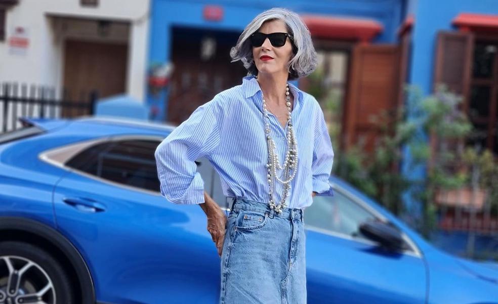 Con estampado de rayas verticales y en azul: así es la camisa básica de Zara que más estiliza (palabra de influencer)