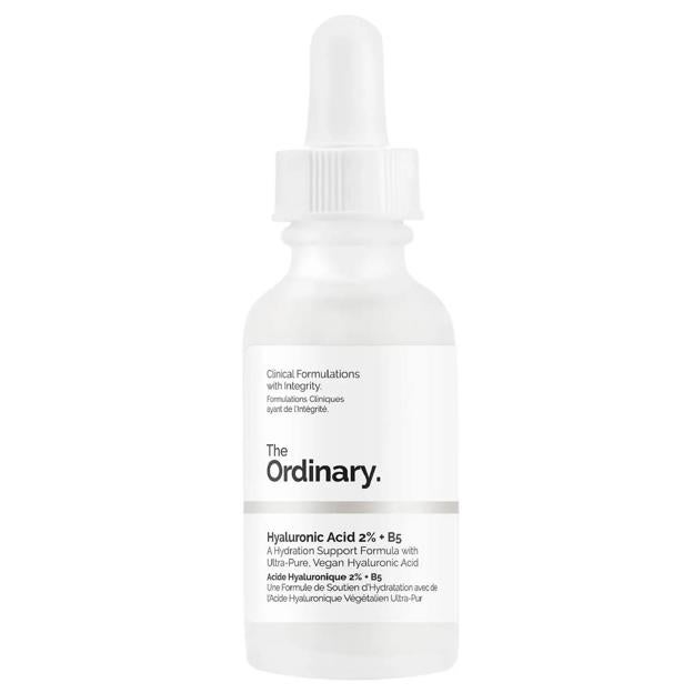 Fórmula hidratante con ácido hialurónico 2 % + B5 de The Ordinary. 6,95 euros