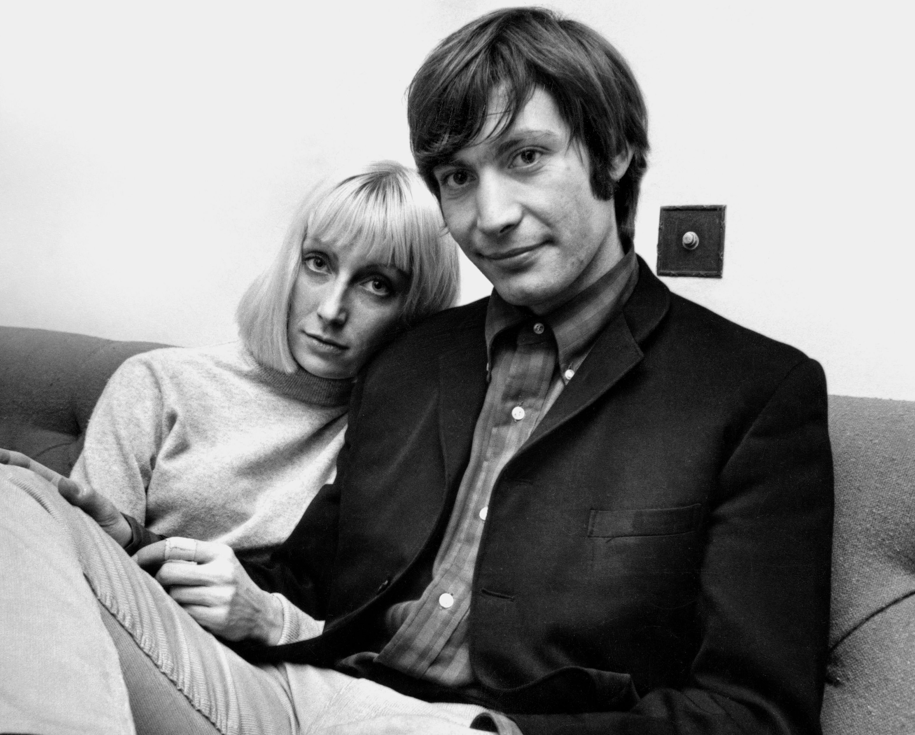 Shirley Anna Shepherd y Charlie Watts, batería de The Rolling Stones, casados en secreto en 1964 y matrimonio discreto hasta 2021.