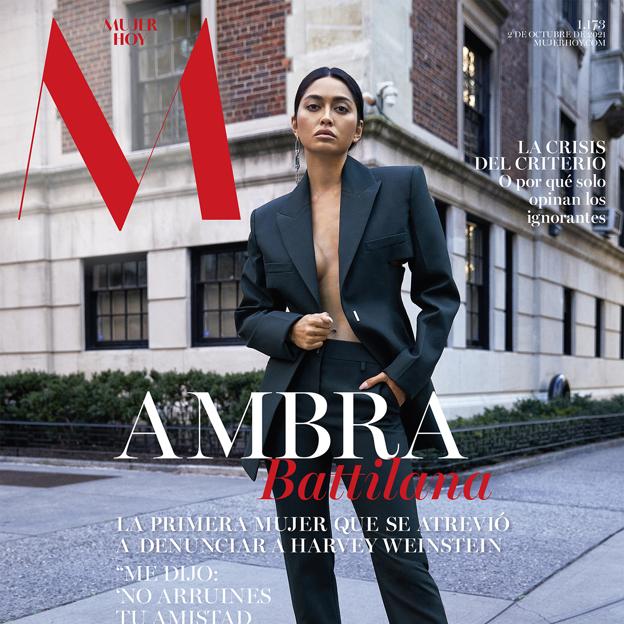 Esta semana en Mujerhoy Ambra Battilana, la primera mujer que se atrevió a denunciar a Harvey Weinstein