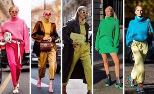 Estrena los jerséis de cuello alto en los colores de la temporada para rejuvenecer tu look, según dicta el street style de París