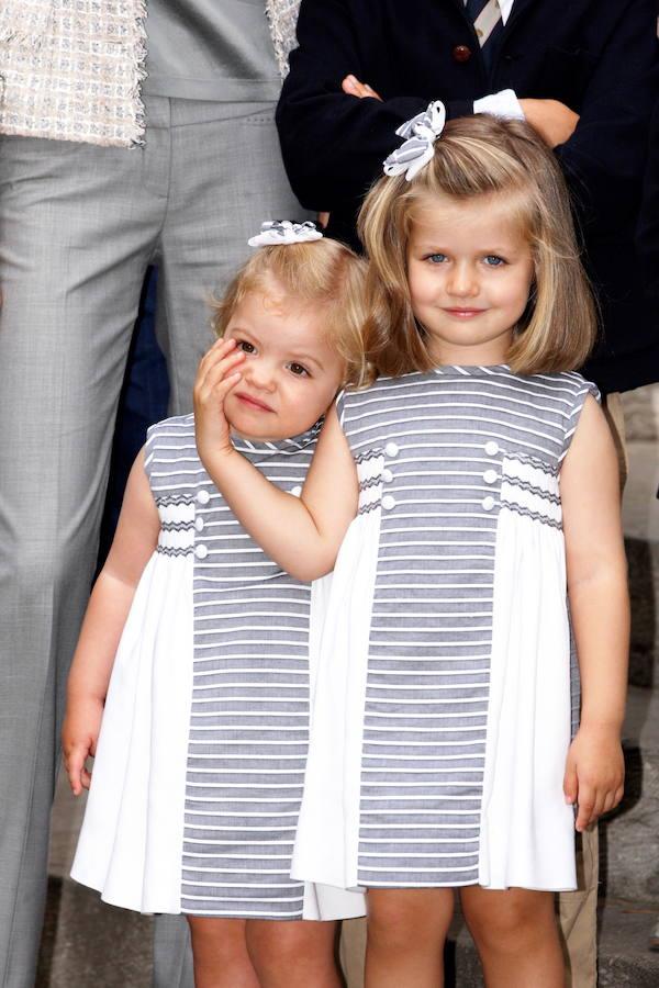 Las fotos más tiernas de la Princesa Leonor: complicidad entre hermanas