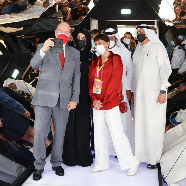 Por qué Estefanía ha sustituido a Charlène y a Carolina de Mónaco como primera dama (y ha ido a Dubái en viaje oficial con sus hijos Camille Gottlieb y Louis Ducruet)