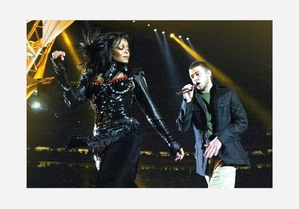 Actuación de /Actuación de Janet Jackson y Justin Timberlake.