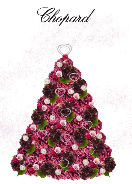 Árbol de Navidad solidario diseñado por Chopard para Solidarity Xmas Tree