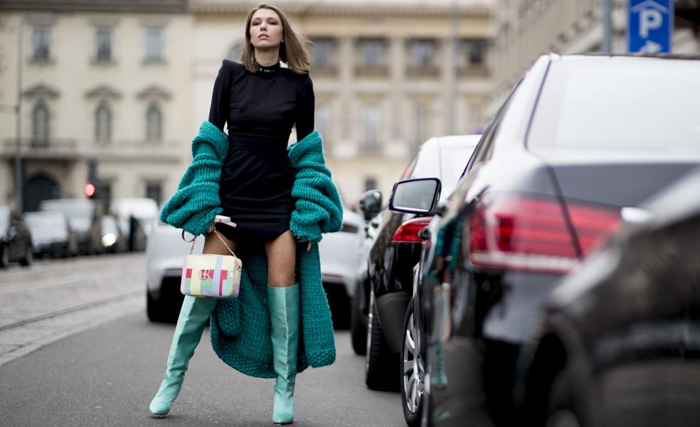 Vestido de punto, la alternativa perfecta para un look de fiesta cómodo y calentito que también puedes ponerte a diario