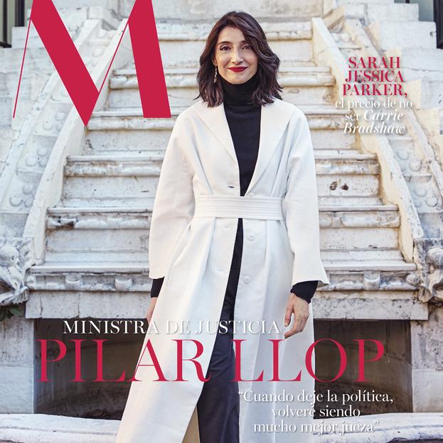Este sábado, Pilar Llop, ministra de Justicia, en la portada de Mujerhoy