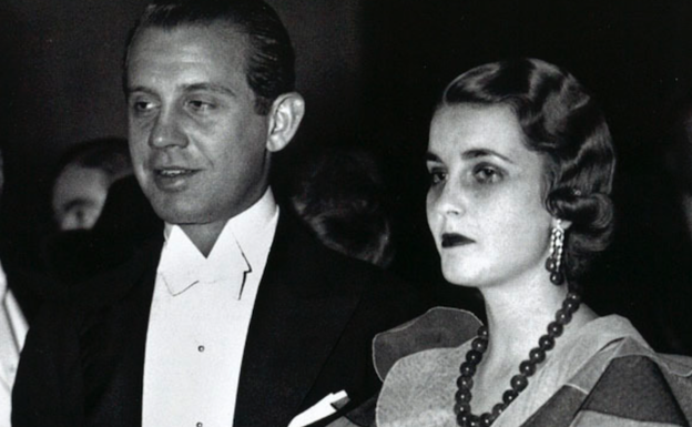 Alexis Mdivan y Barbara Hutton. 