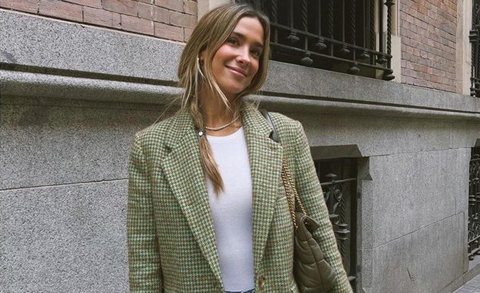 Esta blazer tan calentita y original de Mango se está agotando porque es perfecta para llevar ahora y en primavera (y tiene el color tendencia)