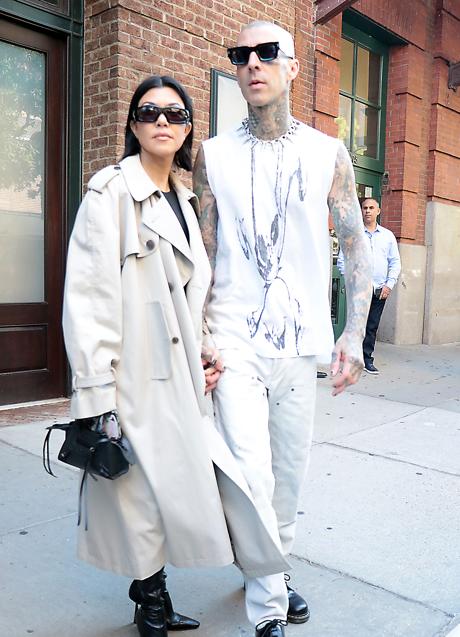 Kourtney Kardashian y Travis Barker.