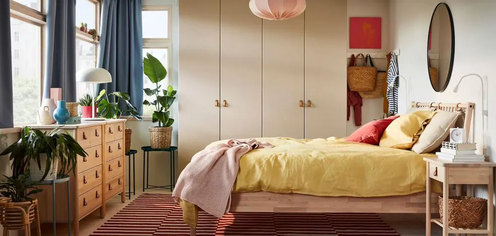muebles, adornos y ropa de cama más bonitos y baratos de IKEA para un dormitorio completo por poco dinero Hoy