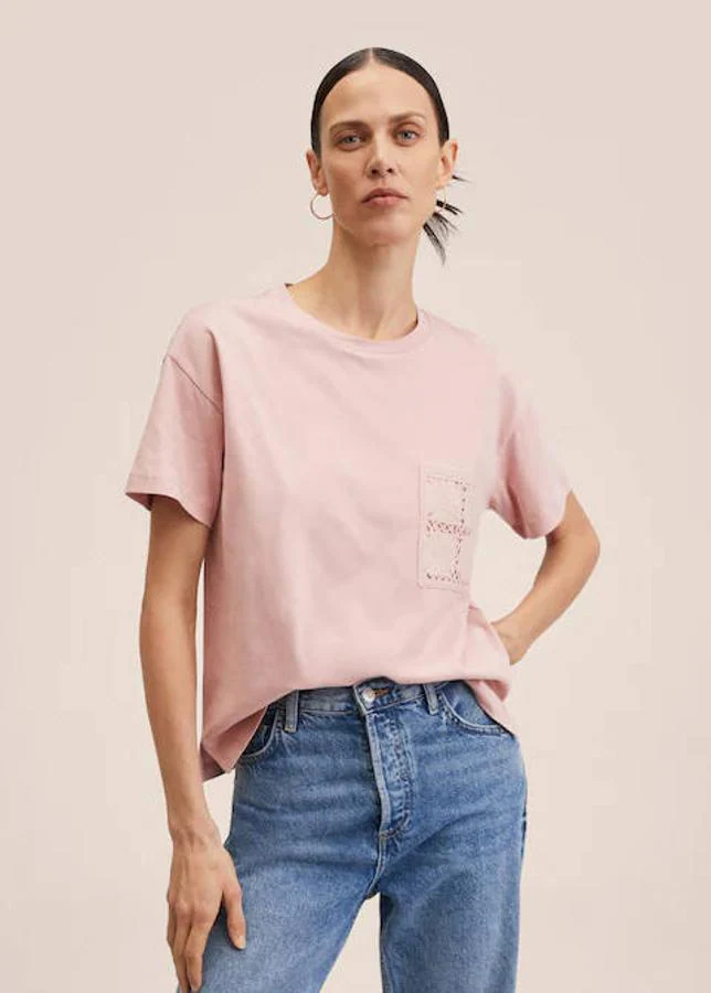 Turbina A fondo collar Camisetas, vestidos y pantalones: nuestros favoritos en rosa pastel, el  color que más rejuvenece de la primavera | Mujer Hoy
