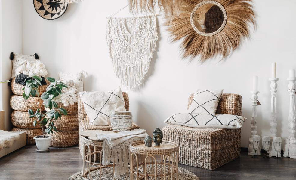 Decorar con macramé y fibras naturales, el secreto para darle un toque boho a tu hogar