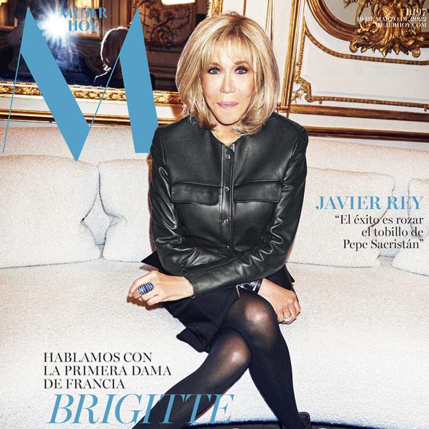 Este sábado, en Mujerhoy, Brigitte Macron, la primera dama de Francia habla desde el Elíseo