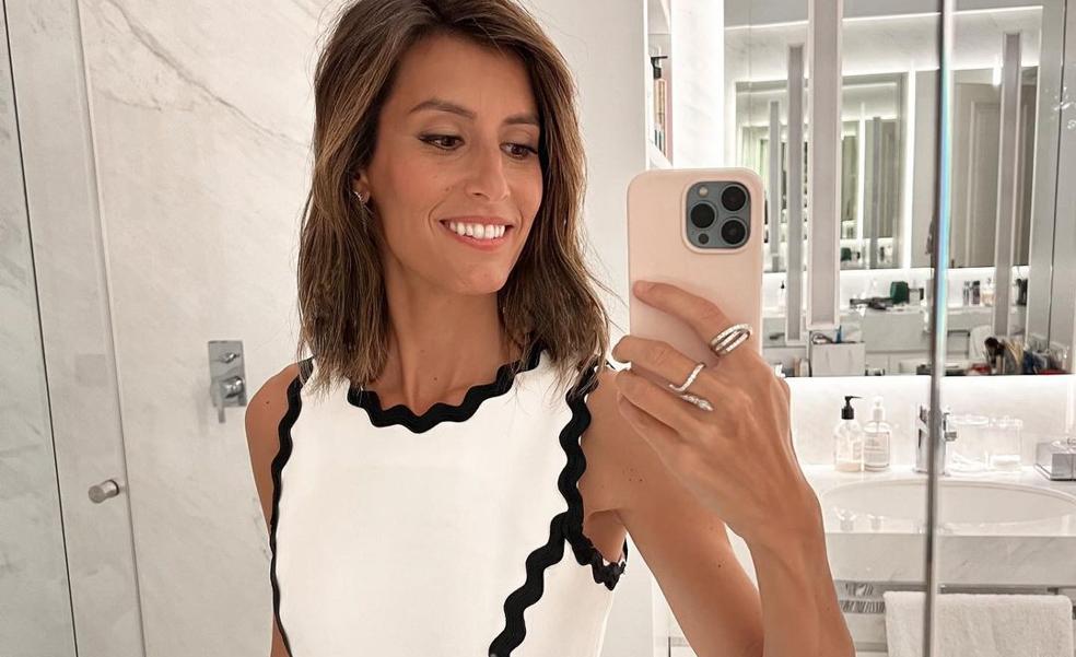 Ana Boyer o cómo ser la invitada perfecta y la más elegante con un vestido blanco que puedes copiar en Mango