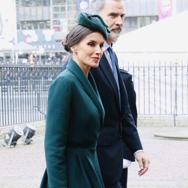 Por qué todas las royals visten de verde en el funeral del duque de Edimburgo: el secreto de protocolo que une a Letizia, Camilla y la princesa Ana