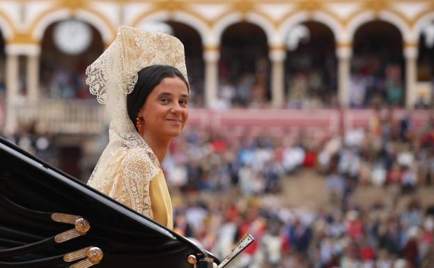 Victoria Federica fue madrina de la Exhibición de Enganches en 2019.