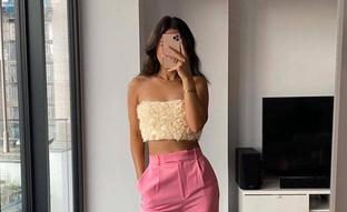 Estos son los originales tops rosas tendencia entre las influencers que mejorarán cualquier look esta primavera y que están a punto de agotarse