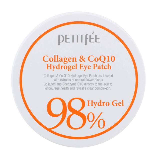 Parches para el contorno de ojos con colágeno: Collagen & CoQ10 Hydrogel Eye Patch de Petitfée