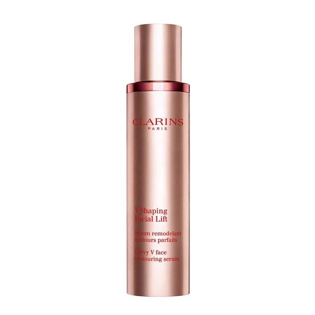 Sérums con avena efecto tensor: V Shaping Facial Lift Serum de Clarins