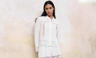 El conjunto bordado crochet de Zara que no han parado de llevar las españolas desde que ha comenzado el calor