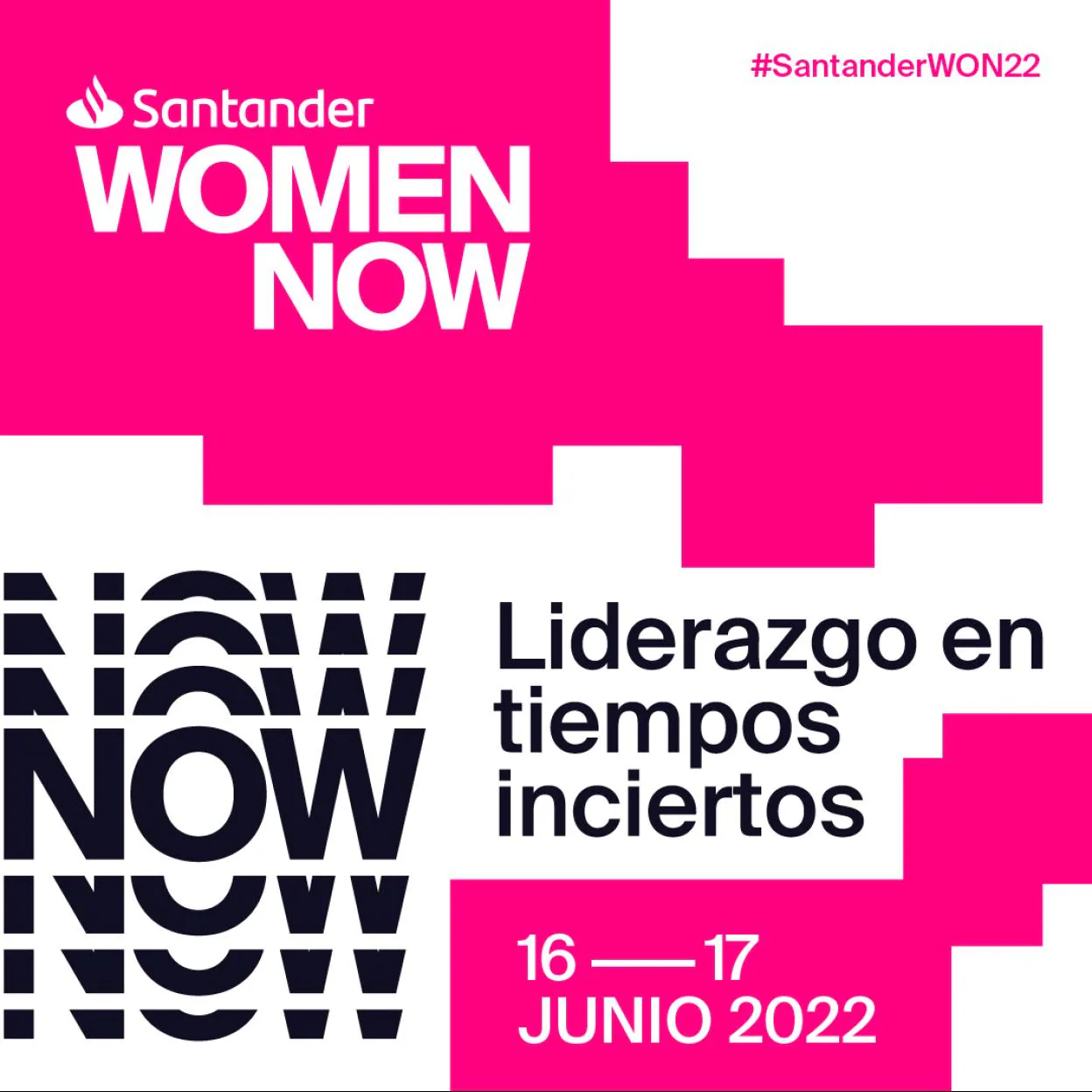 En directo, en Santander Women Now, el summit internacional sobre liderazgo femenino./Luca Lopez