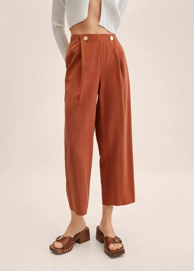 Pantalón crop de Mango, 19,99€ (antes 29,99€)