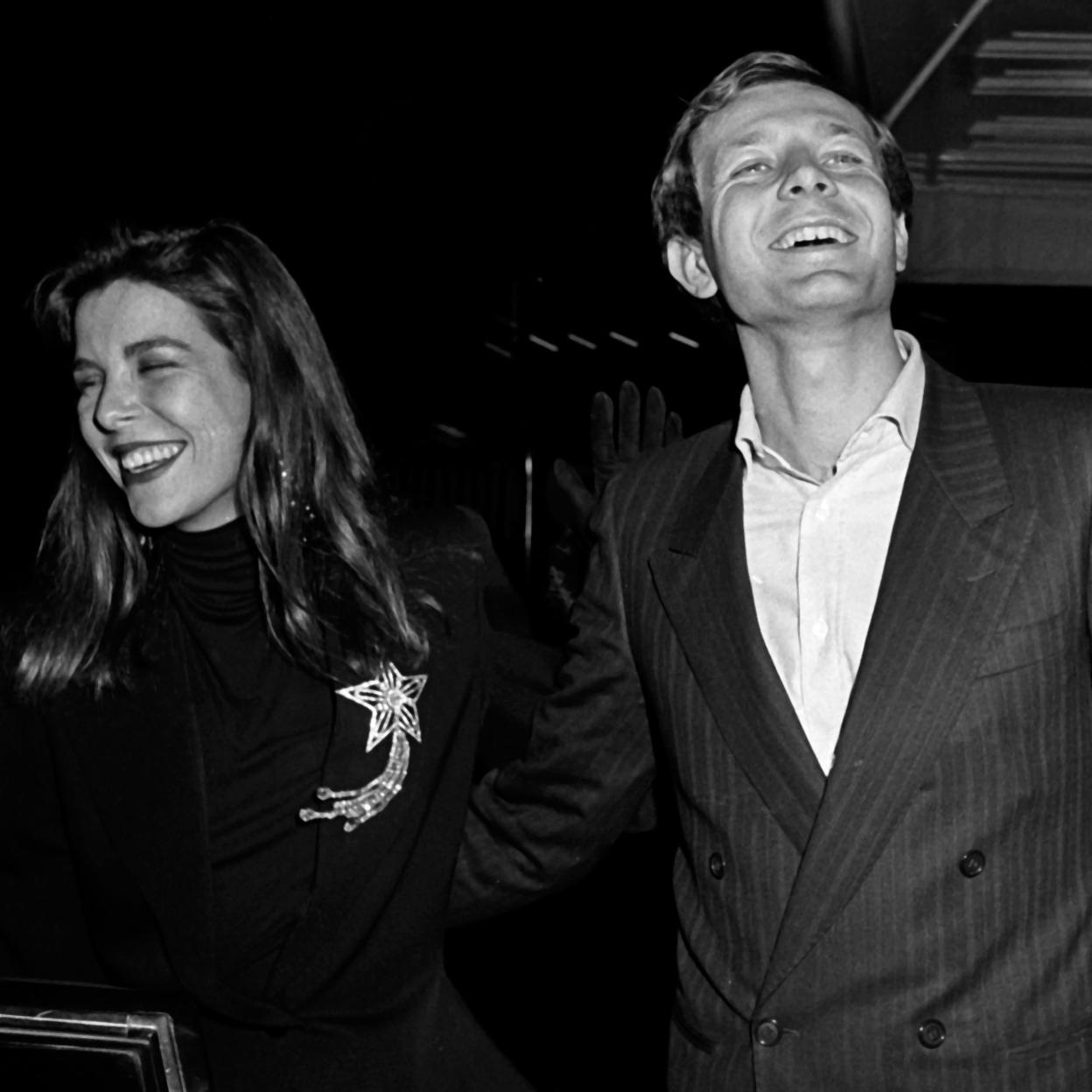 Carolina de Mónaco y Stefano Casiraghi./getty images