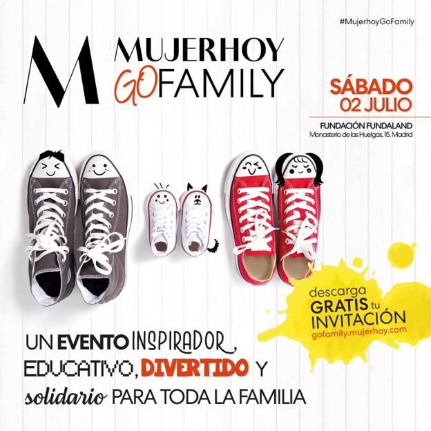 No te pierdas Mujerhoy GO Family, el evento gratuito para familias con las mejores actividades para niños y mayores: ¡apúntate ya!