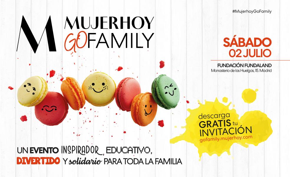 No te pierdas Mujerhoy GO Family, el evento gratuito para familias con las mejores actividades para niños y mayores: ¡apúntate ya!