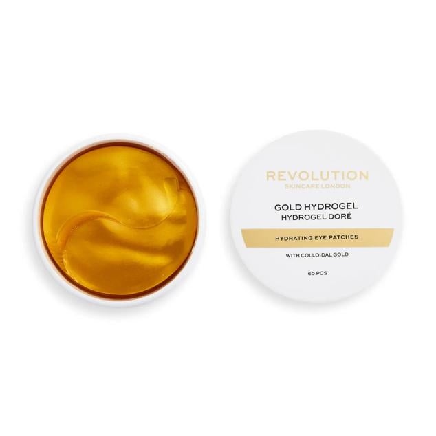 Parches para los ojos Gold Hydrogel, de Revolution