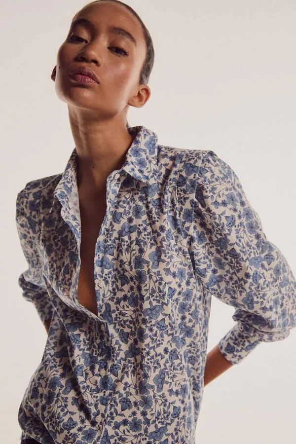 Estas las bonitas blusas con estampado floral de Cortefiel tienes que comprar antes de que terminen las rebajas Mujer