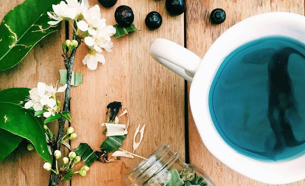 Té azul, la original infusión que te ayuda a adelgazar por su efecto diurético y porque acelera el metabolismo