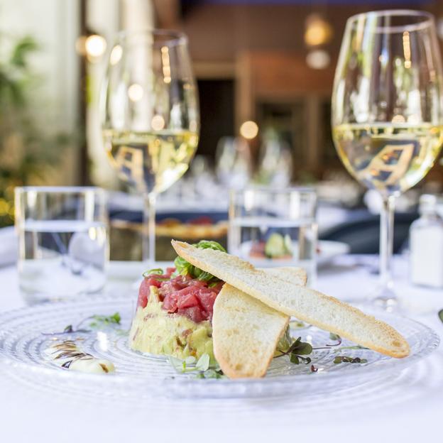 Tartar de atún del restaurante El Telégrafo.