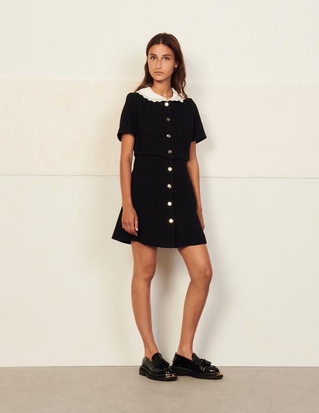 10 vestidos cortos de tweed muy elegantes de las marcas favoritas de las francesas que arrasan en Instagram