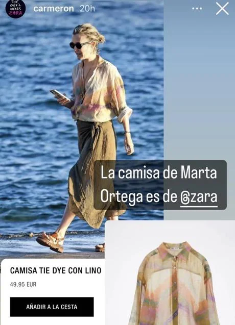 De Marta Ortega a Blanca Suárez: esta es la original camisa de Zara que  triunfa entre las famosas