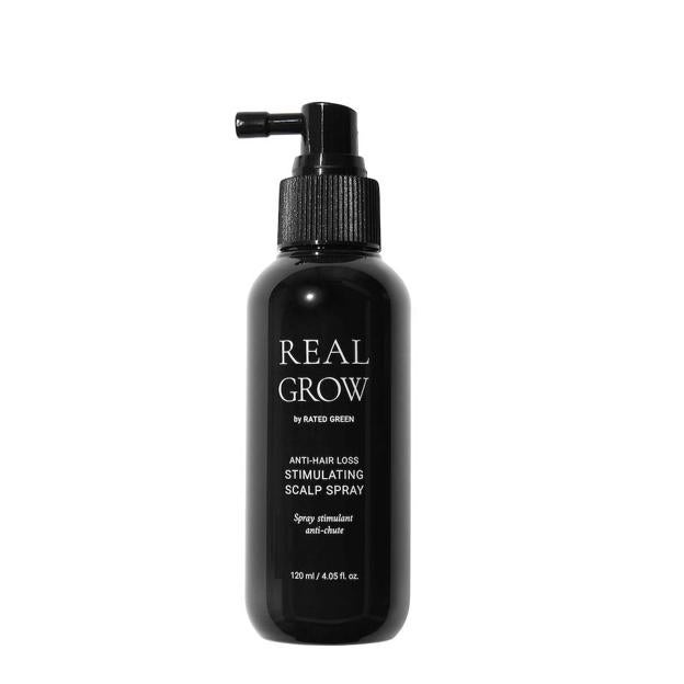 Real Grow Anti Hair Loss Stimulating Scalp Spray de Rated Green