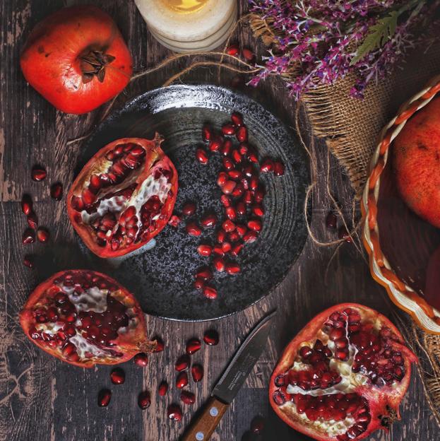 La granada es una fruta de otoño con grandes beneficios para el organismo. 