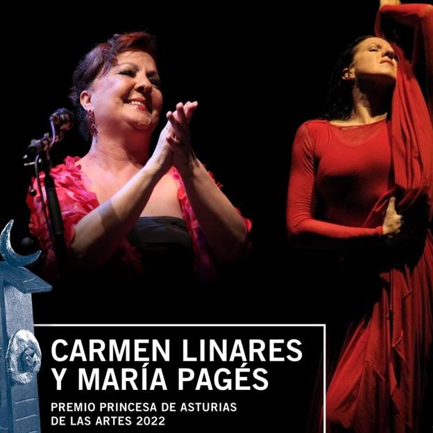 Carmen Linares y María Pagés (Premio Princesa de Asturias de las Artes)