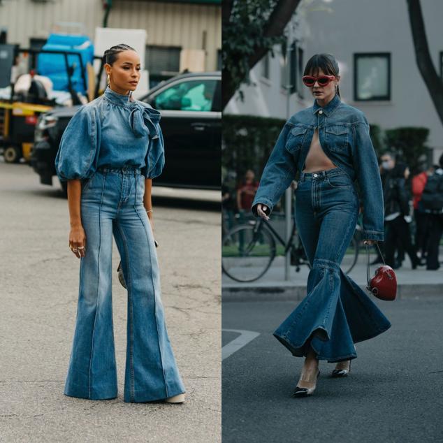 Cómo llevar la tendencia del total denim: 10 ideas de pasarela, street style e influencers para ser la mejor vestida con look vaquero