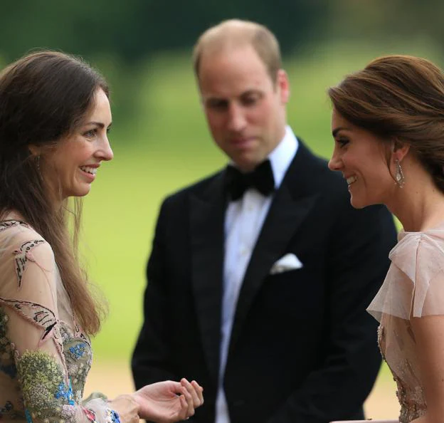 Kate Middleton, Rose Hanbury y Guillermo de Inglaterra.
