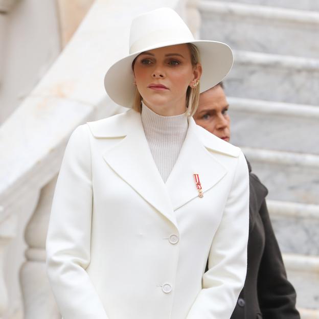 La princesa Charlène de Mónaco el día de la Fiesta Nacional de Mónaco