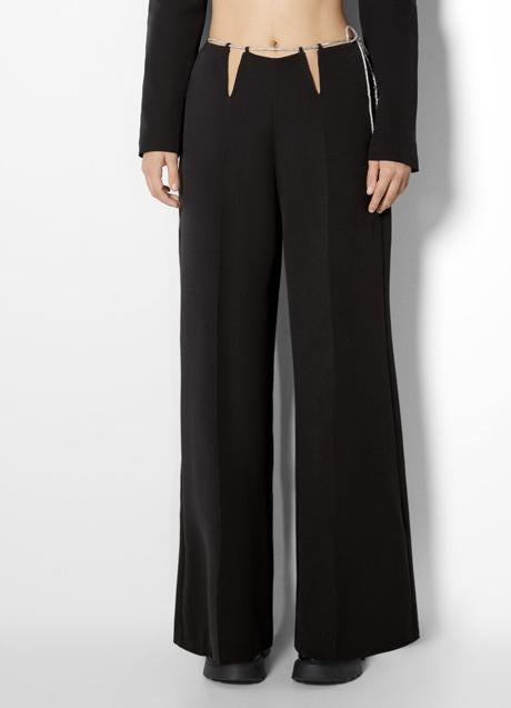 Pantalones wide leg de Bershka, 29,99€