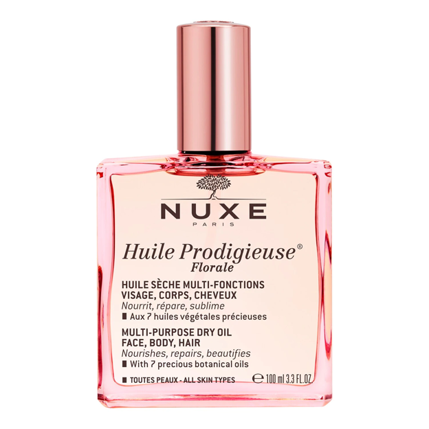 Huile Prodigieuse Florale de Nuxe.