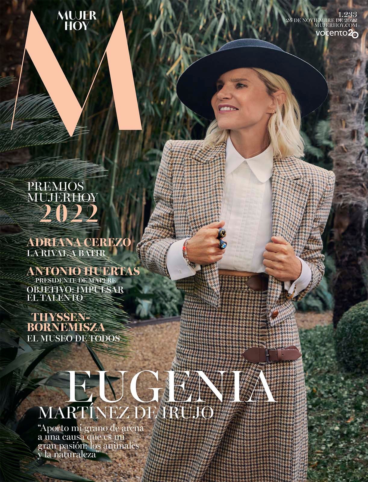 Este sábado, en Mujerhoy, Eugenia Martínez de Irujo, ganadora del