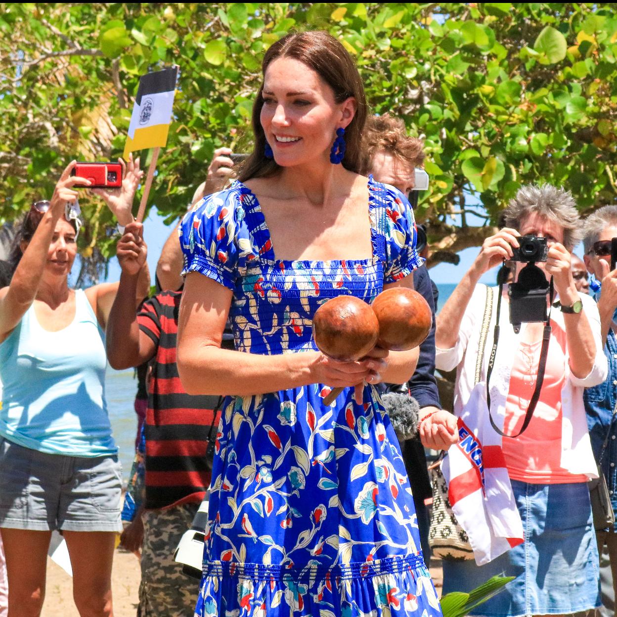 Kate Middleton en una visita de Estado al Caribe./gtres