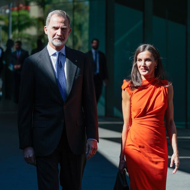 El rey Felipe y la reina Letizia en Tenerife.